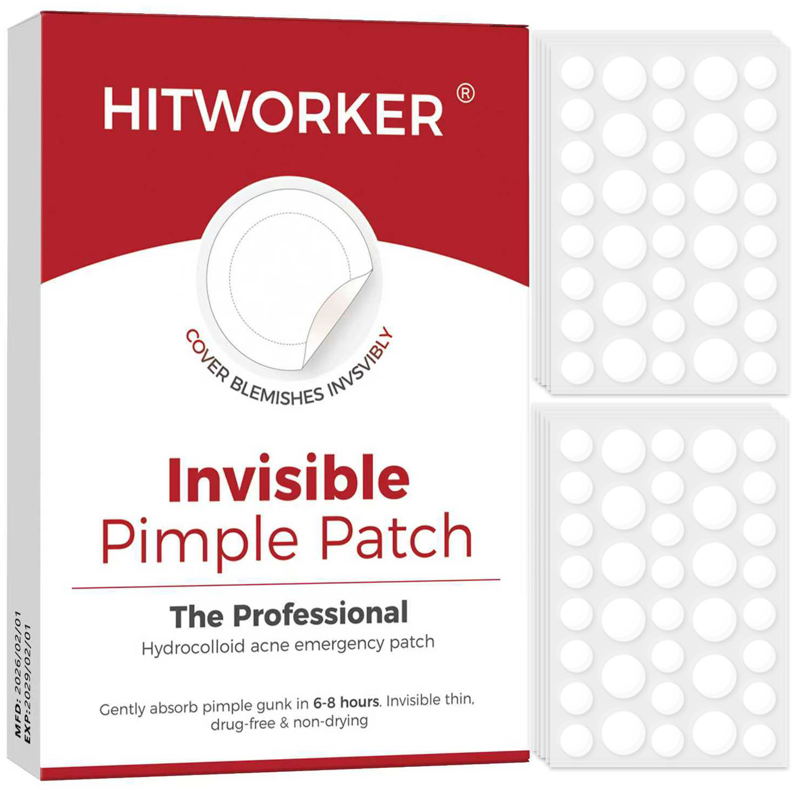 Hydrocolloid Acne Patch - 36/360 Lembar Plester Jerawat Hidrokoloid per