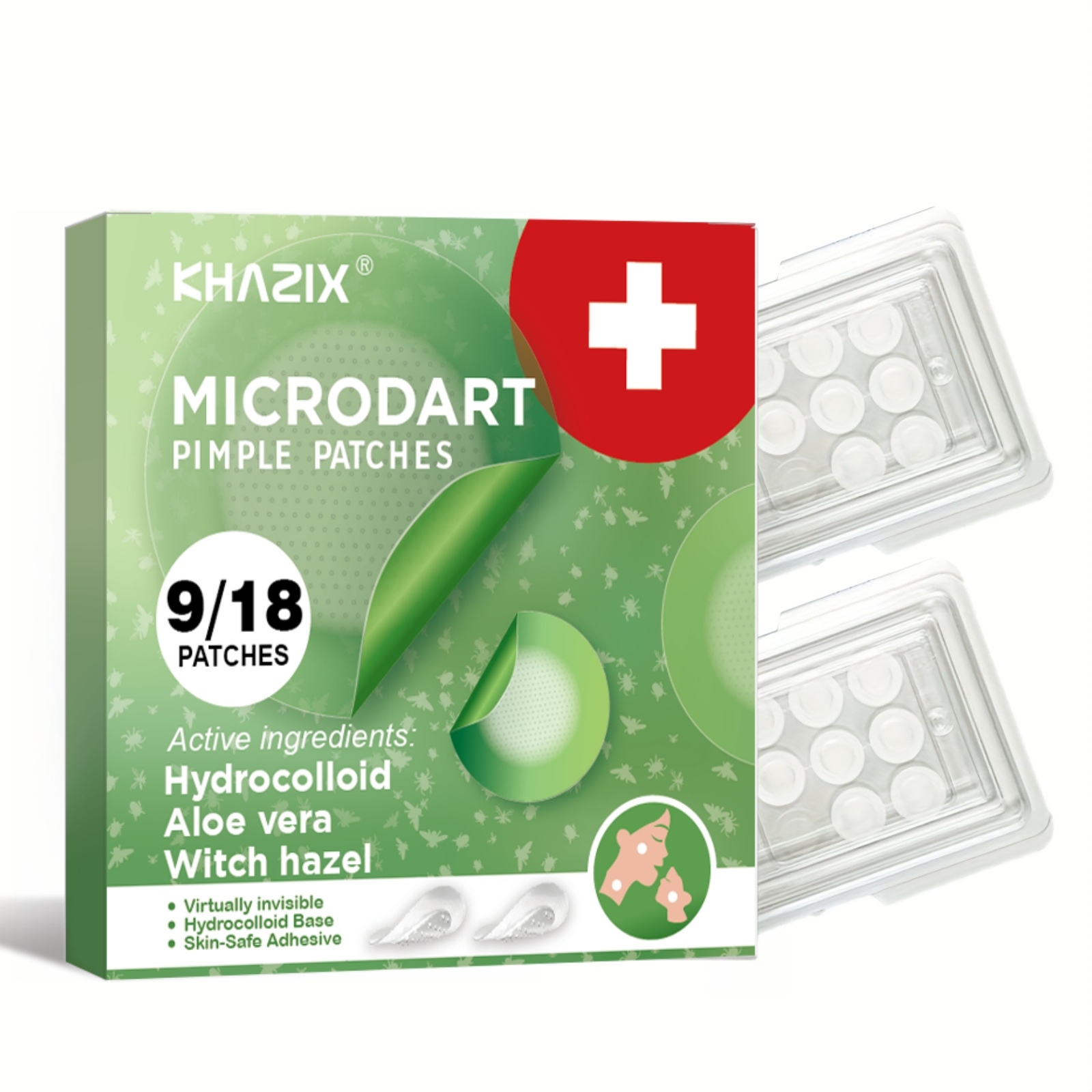 Hydrocolloid Acne Patch - Plester Jerawat Micro-Dart Overnight - Menghilangkan