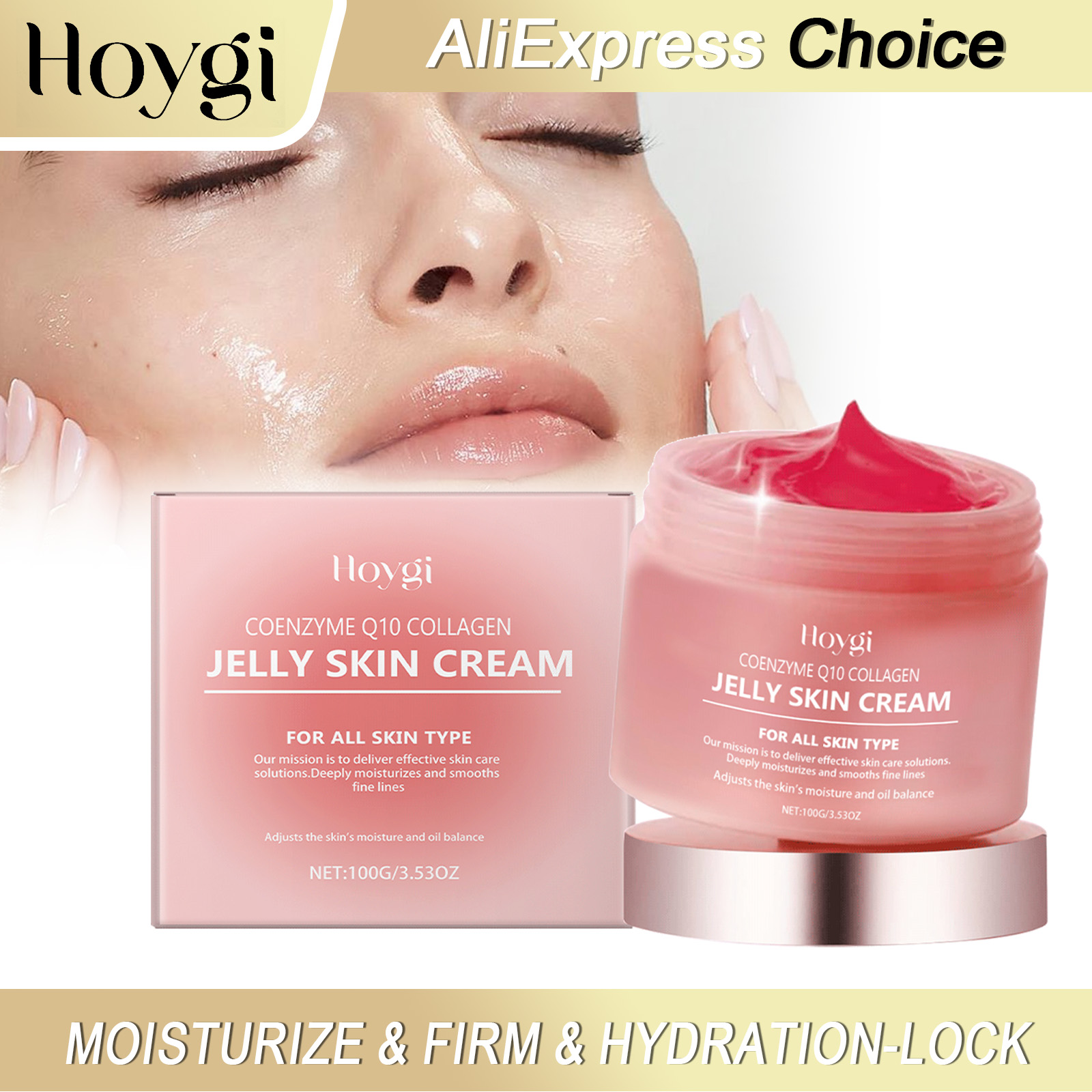 Coenzyme Q10 Cream - Krim Wajah Jelly Kolagen HOYGI Menutrisi