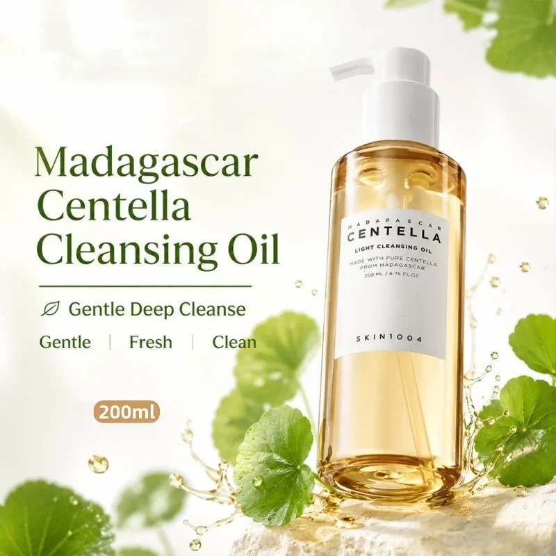 Skincare Centella - Minyak Pembersih Wajah Centella Korea, Penghapus