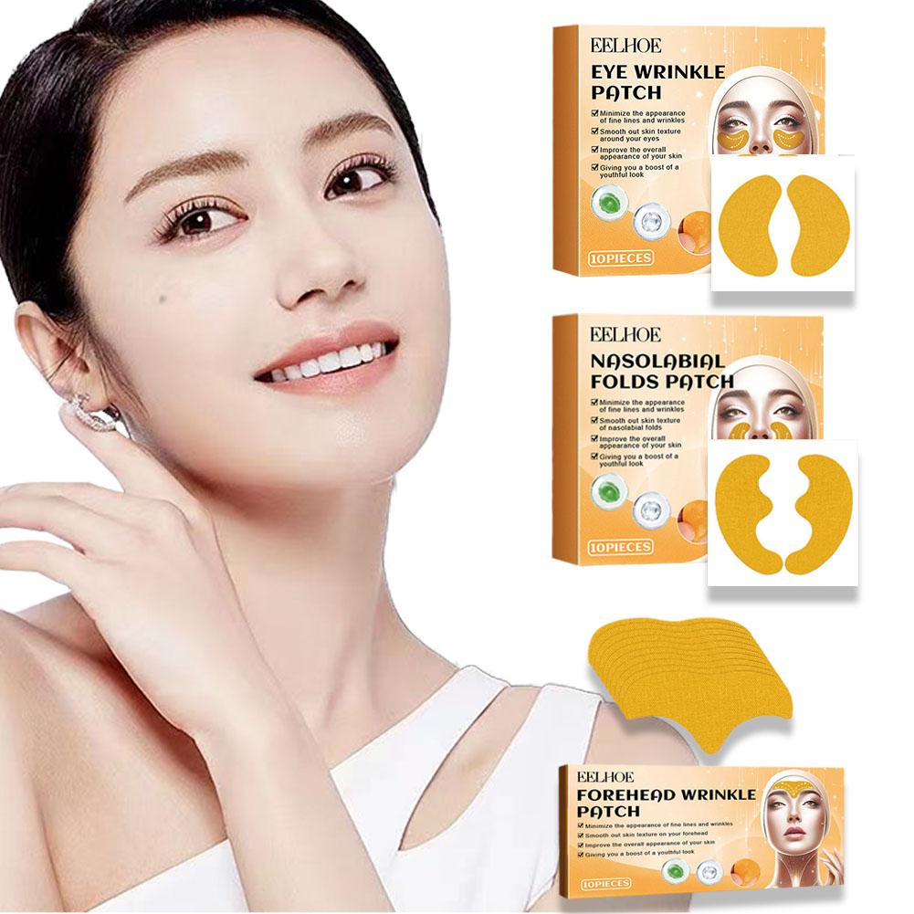 Skincare Glad2Glow - 10 Buah/Kotak Koyo Kerut Dahi Pencerah