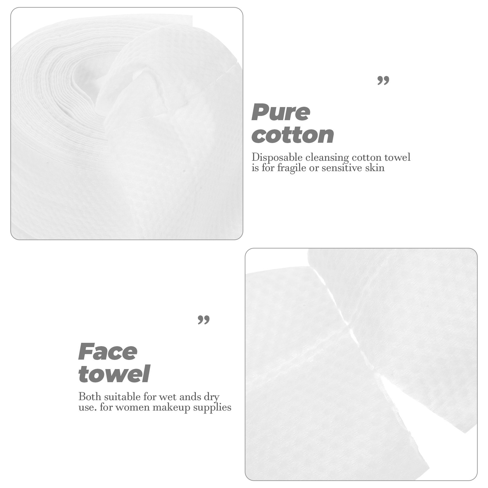 60Pcs Handuk Wajah Katun Sekal - Skincare Routine ulasan dan harga