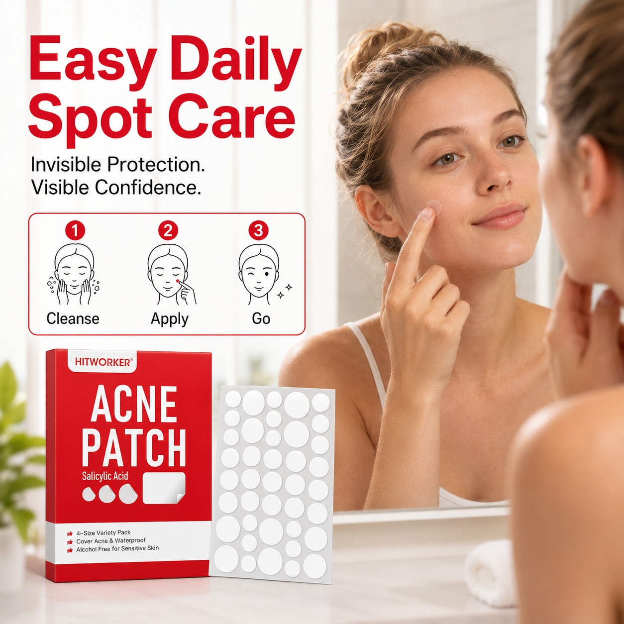 Plester Jerawat Hidrokoloid, 5 - Hydrocolloid Acne Patch ulasan dan harga