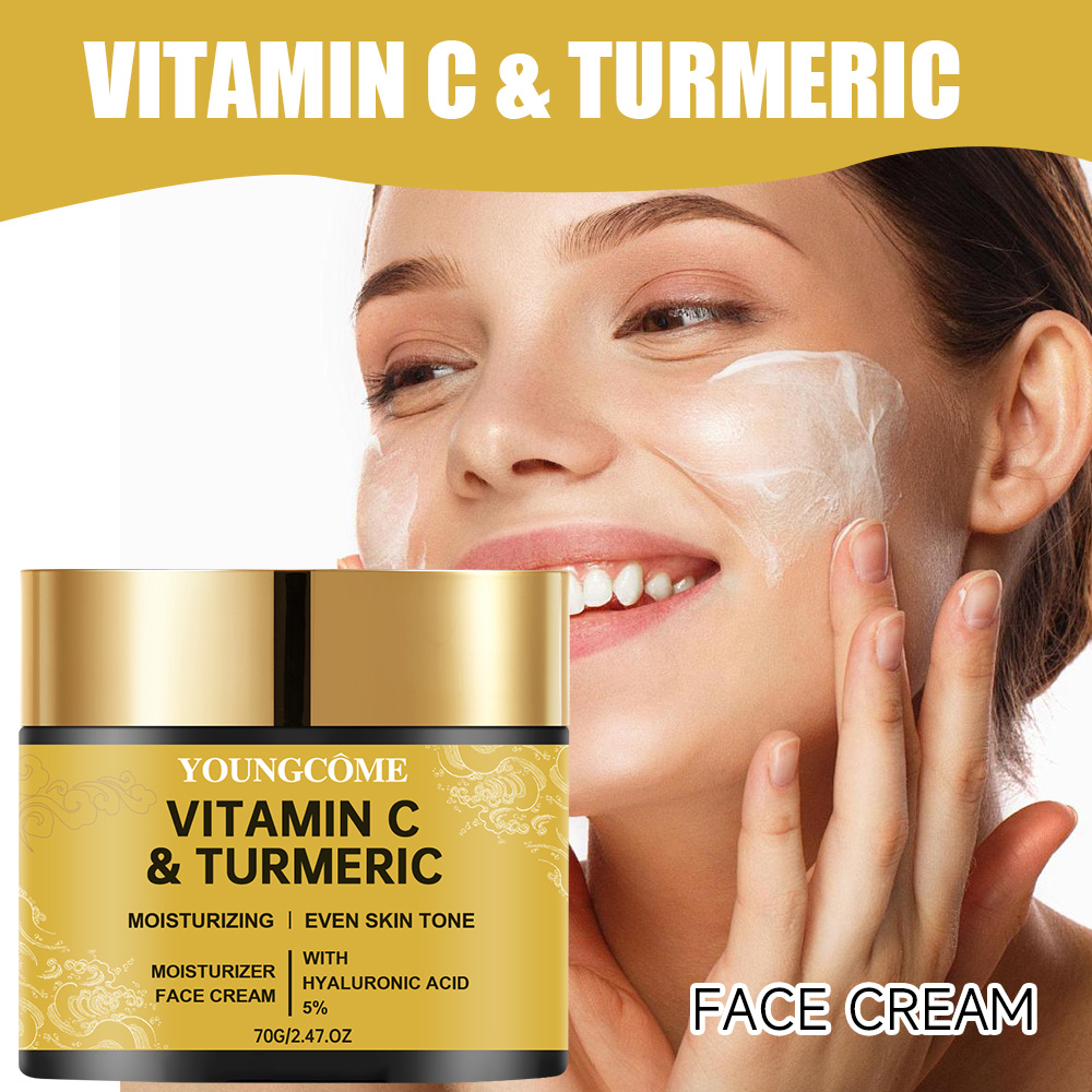 Krim Wajah Kunyit Vitamin C Re - Skincare Glad2Glow ulasan dan harga