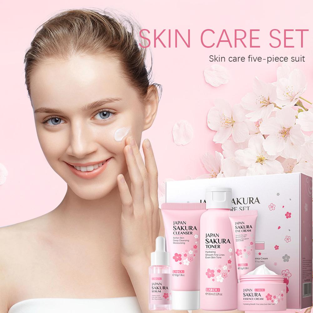 Set Perawatan Kulit Sakura 5/3 - Skincare Centella ulasan dan harga