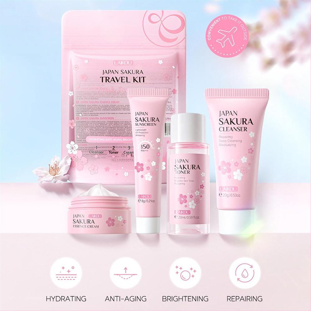 Set Perawatan Kulit Sakura Pem - Skincare Routine ulasan dan harga